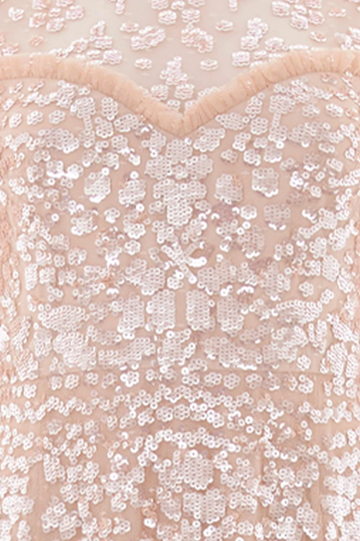 Anais Sequin Short Sleeve Gown - Image 3