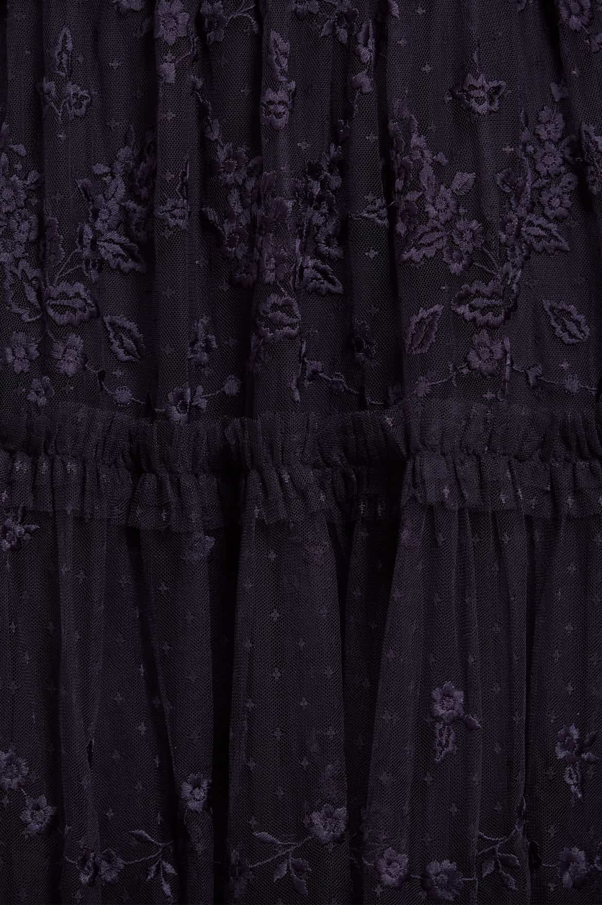 Autumn Lace Long Sleeve Ankle Gown - Image 4