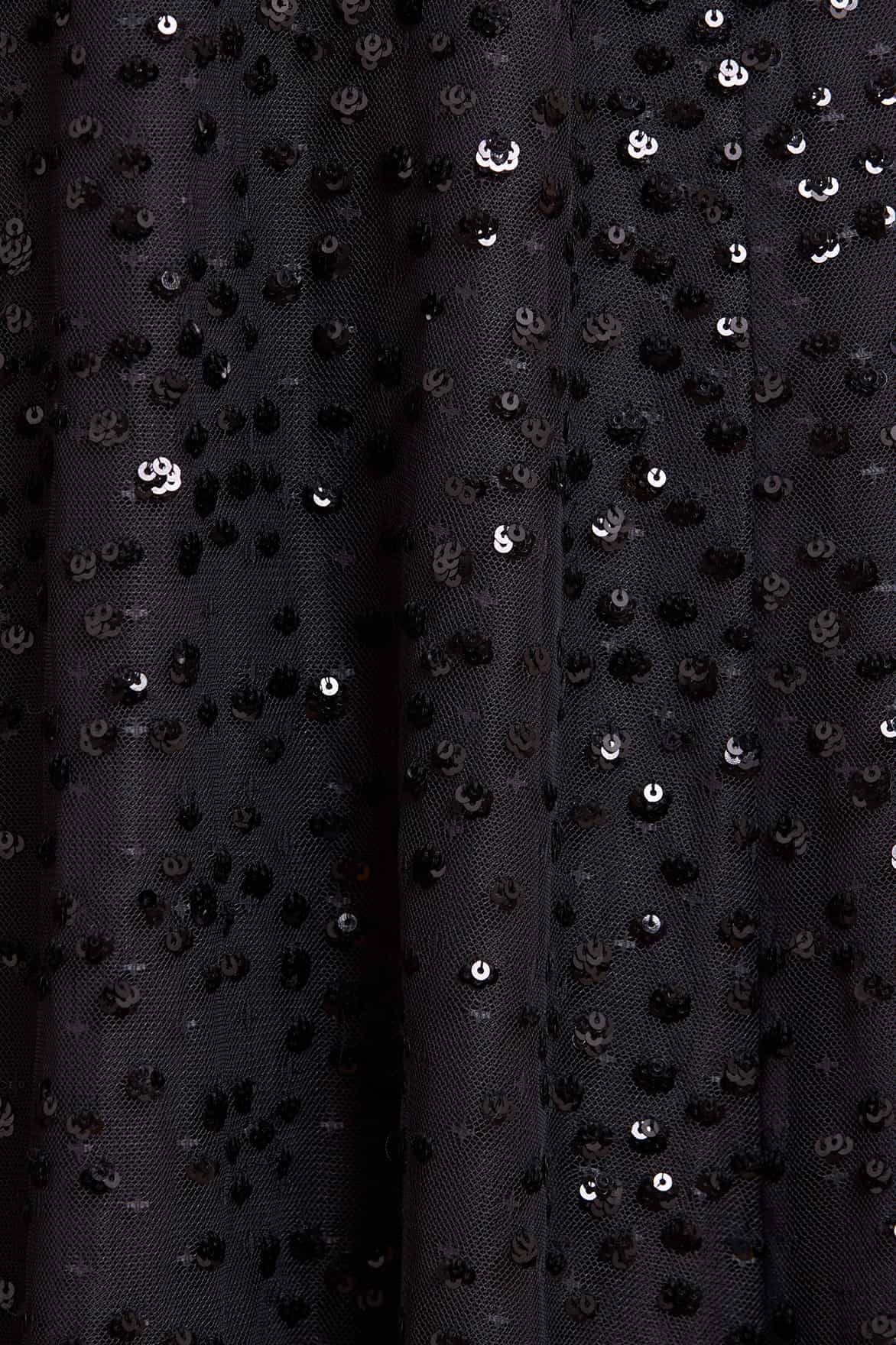 Dappled Sequin Long Sleeve Ankle Gown - Image 4