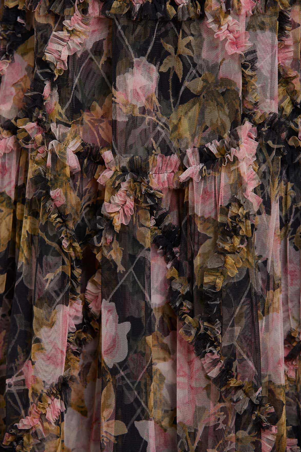 English Rose Diamond Ruffle Gown - Image 6