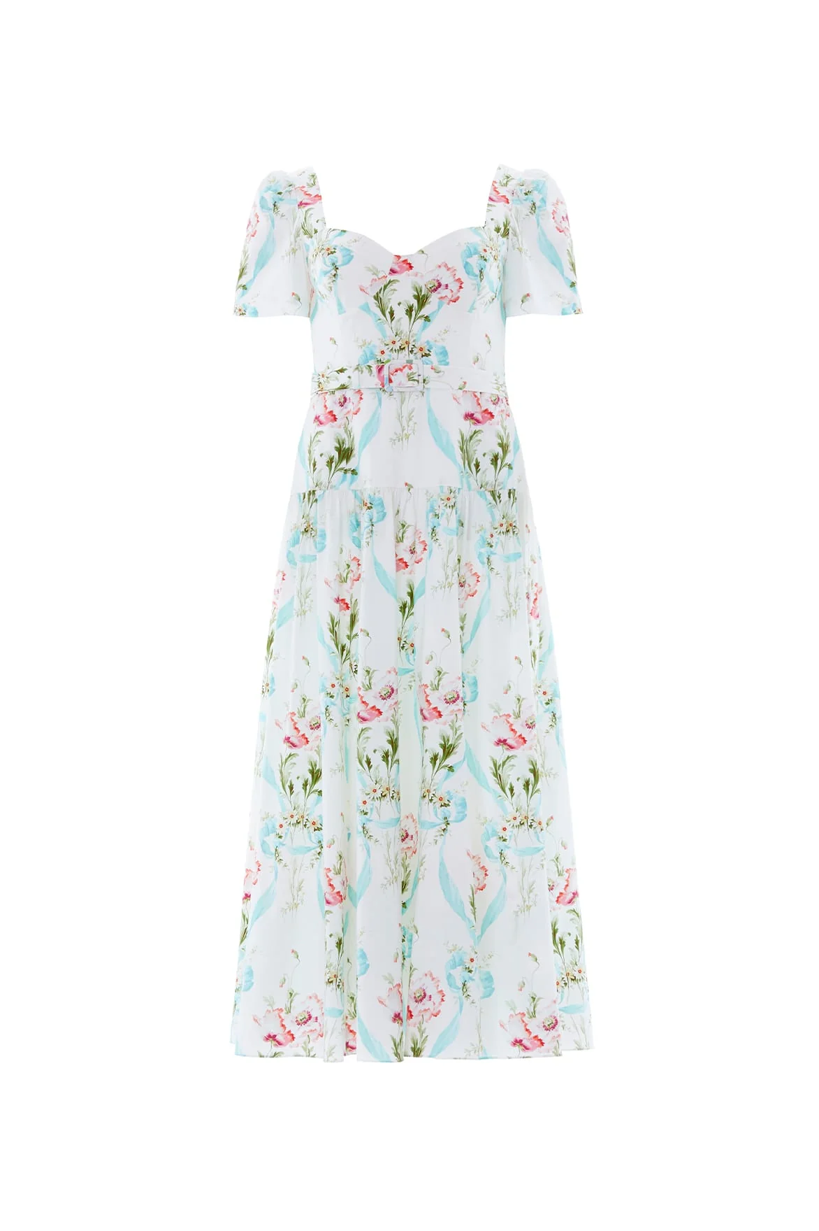 Floral Ribbon Cotton Ballerina Dress - Image 3