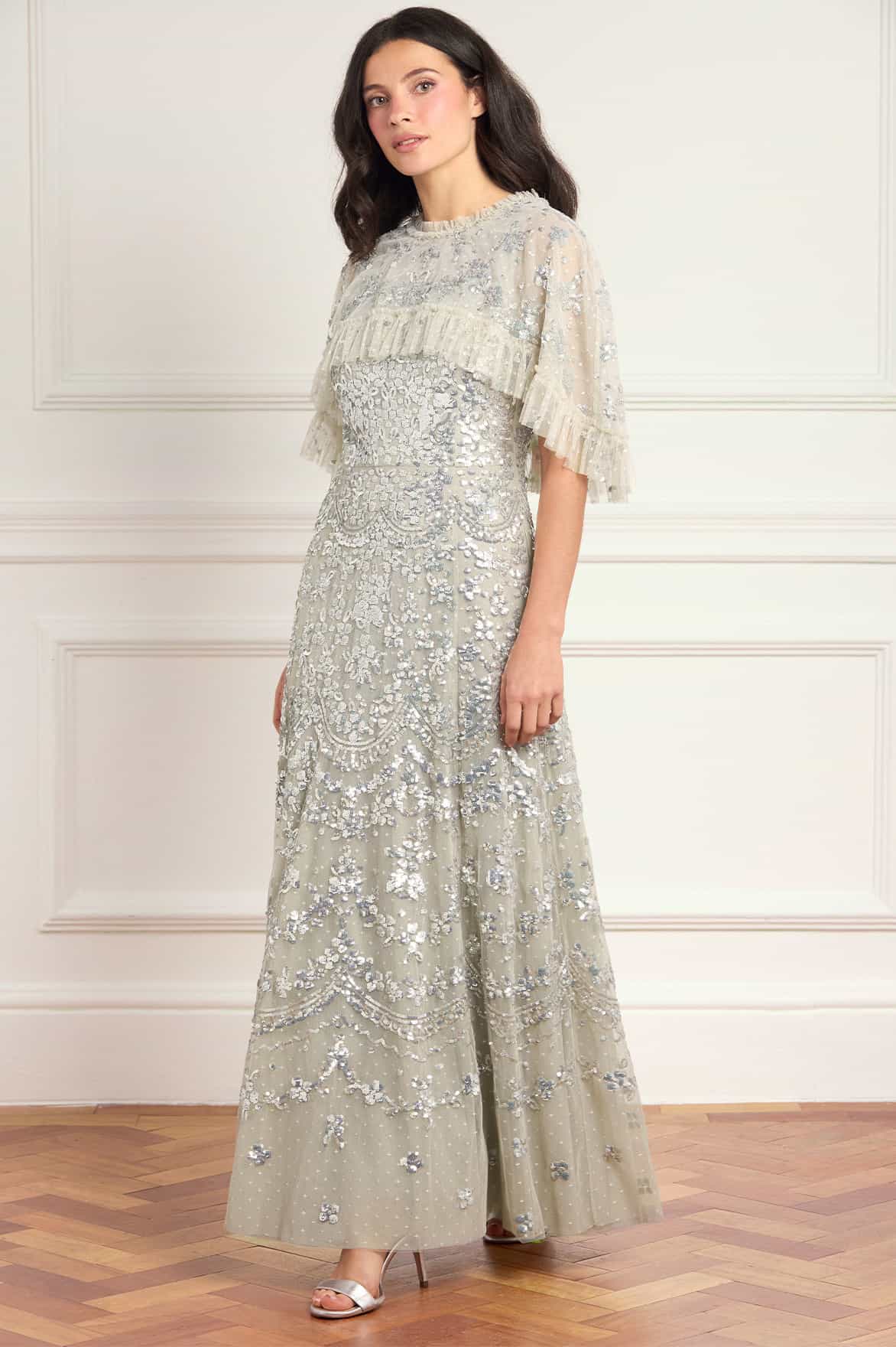 Freya Cape Ankle Gown - Image 2