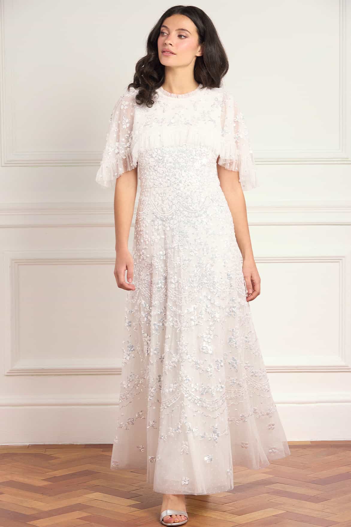 Freya Cape Ankle Gown - Image 2