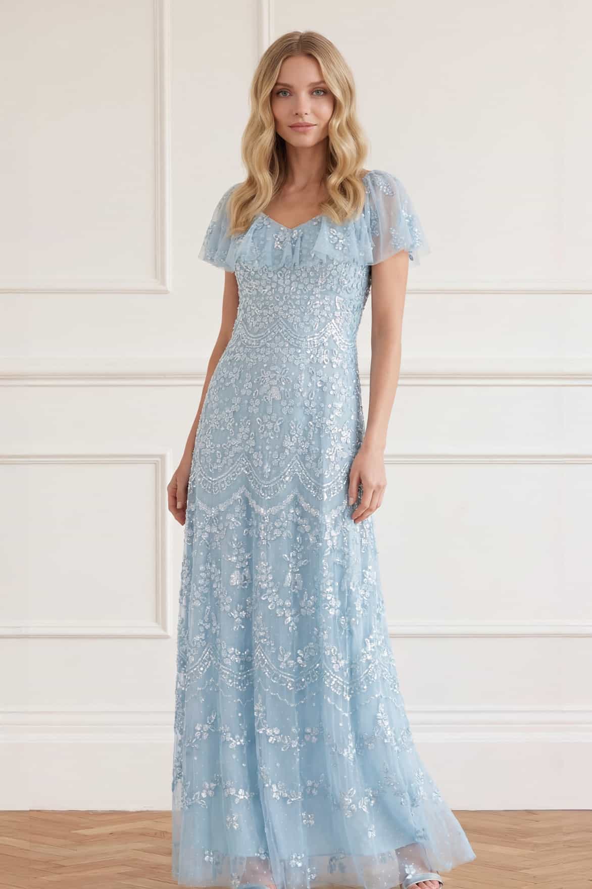 Freya V-Neck Gown