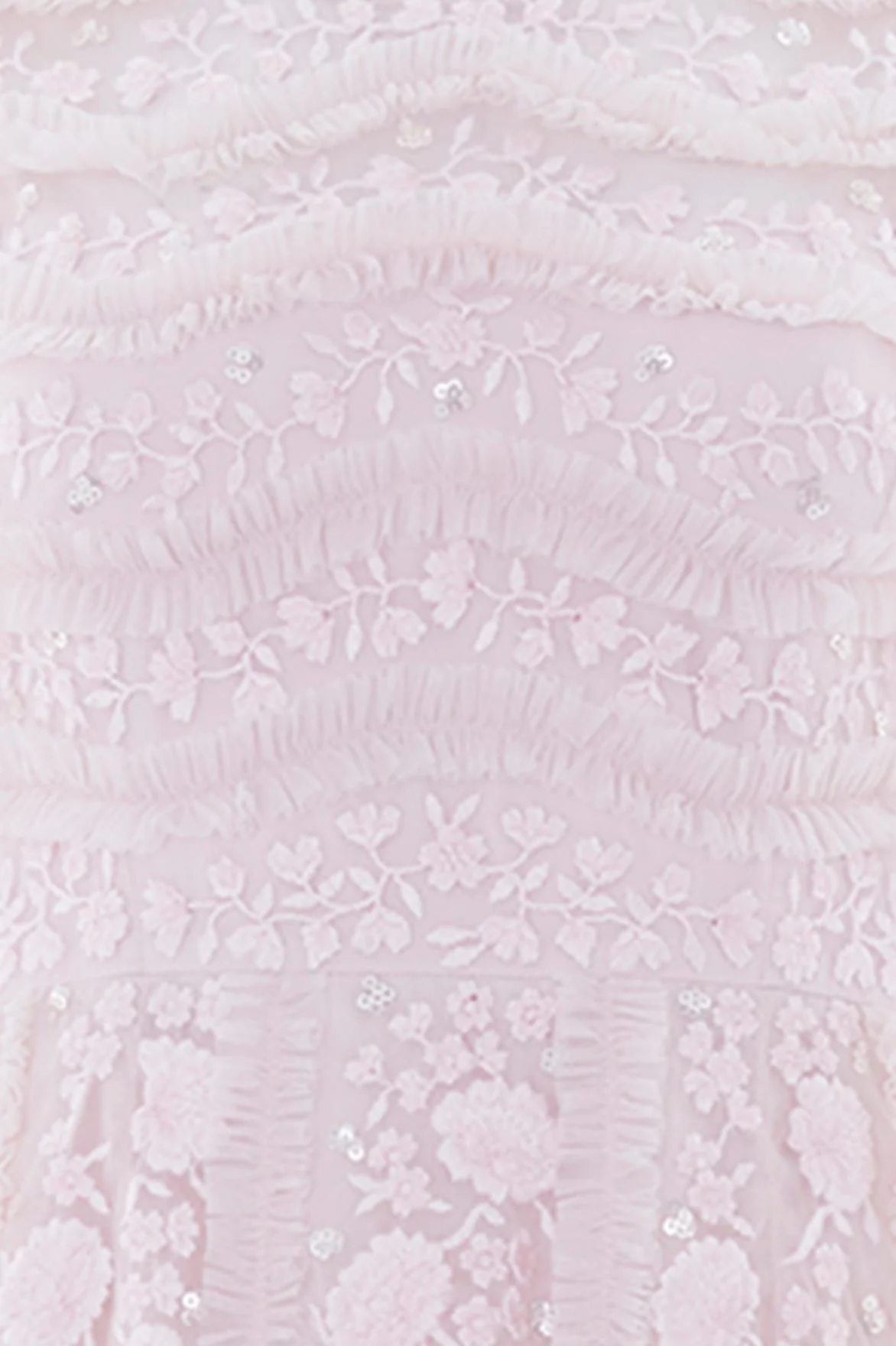 Gianna Ruffle Short Sleeve Ankle Gown - Image 4