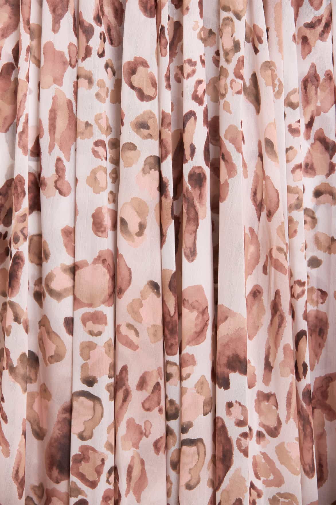 Leopard Chiffon Smocked Ballerina Dress - Image 4