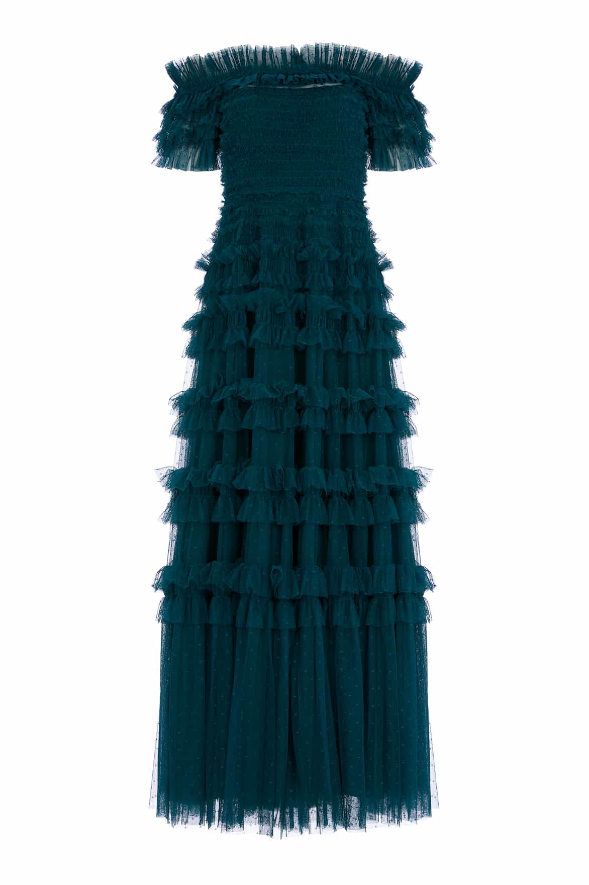 Lisette Ruffle Off Shoulder Gown - Image 3