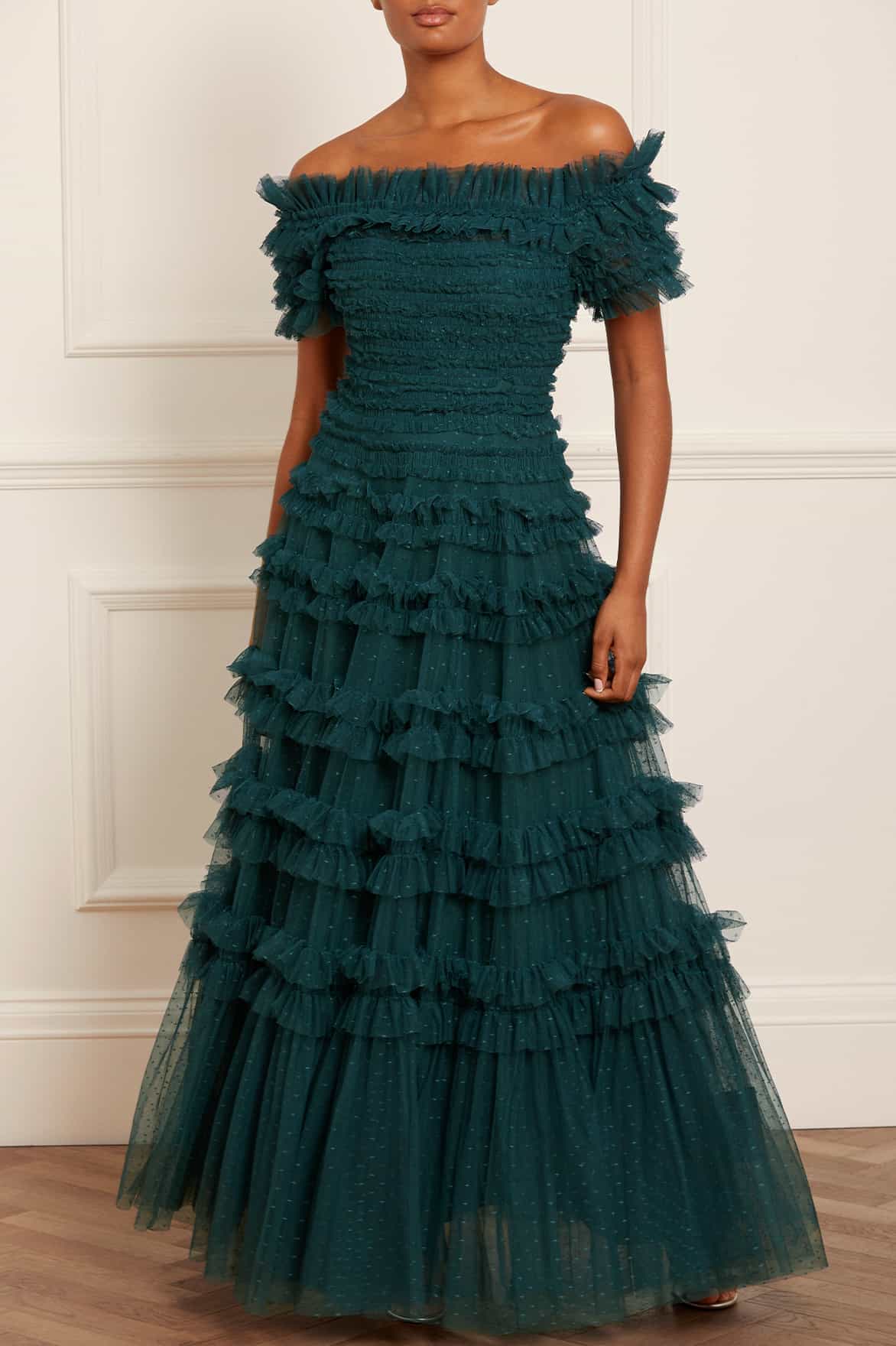 Lisette Ruffle Off Shoulder Gown - Image 4