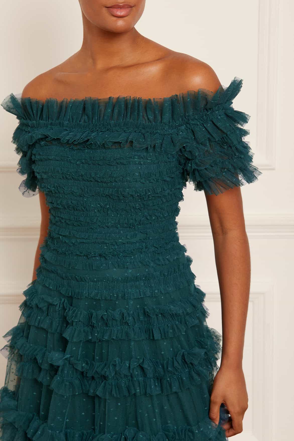 Lisette Ruffle Off Shoulder Gown - Image 5