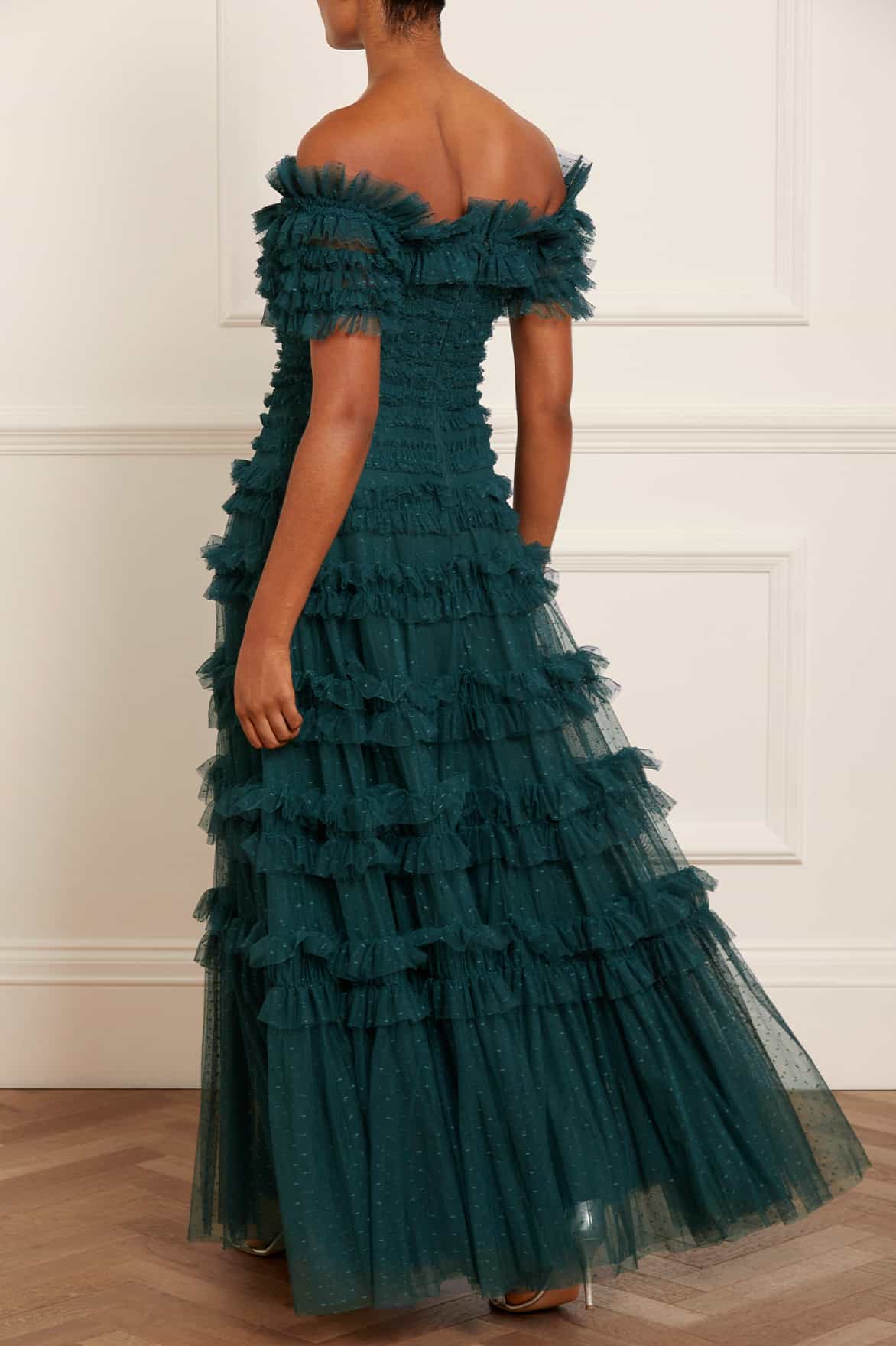 Lisette Ruffle Off Shoulder Gown - Image 7