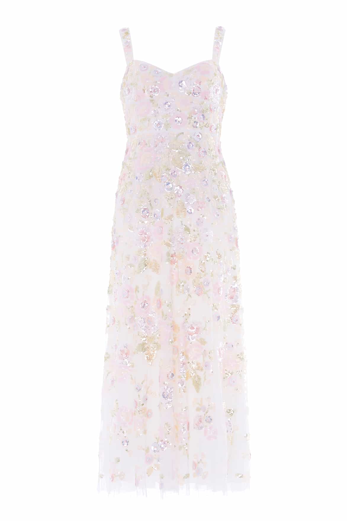 Sequin Paradise Sweetheart Ankle Gown - Image 3