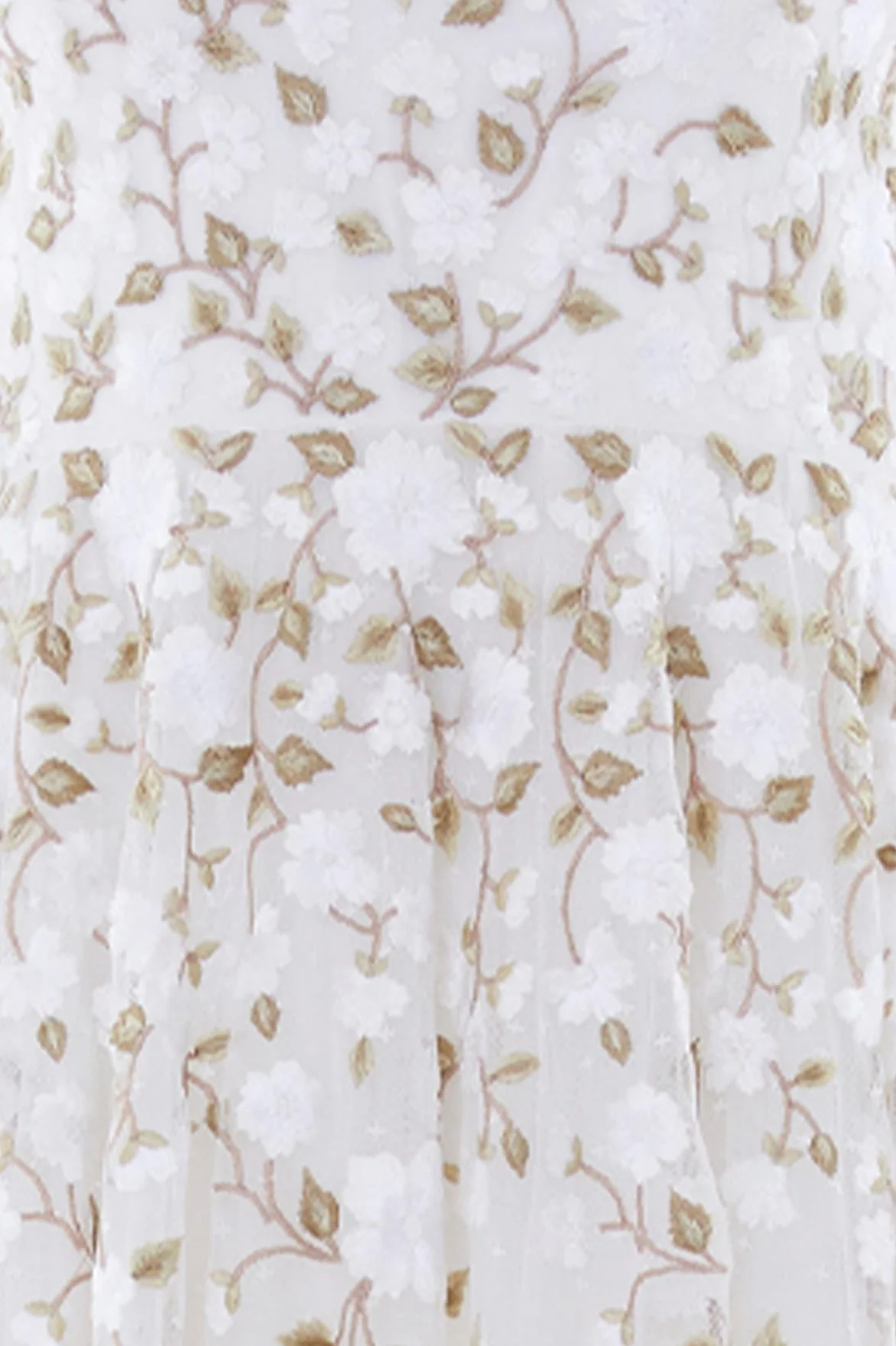 Trailing Roses Long Sleeve Ankle Gown - Image 5
